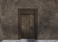 A Rendered door