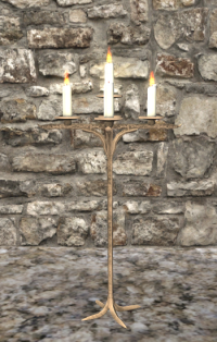 A Brass candelabra