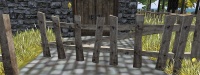 A Crude Wooden Fence Gate