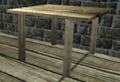 A Small square table
