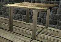 A Small square table