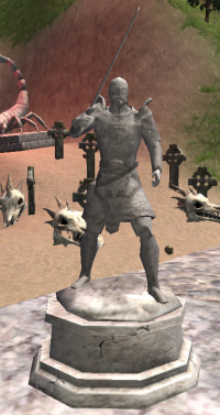 A Statue of guard