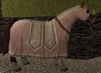 A Dyeable Cloth barding
