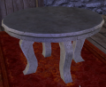 A Round marble table