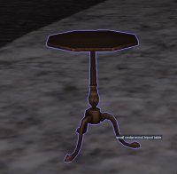 A Small tripod table