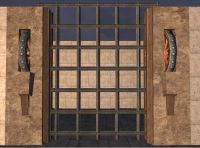 A Rendered portcullis (wall)
