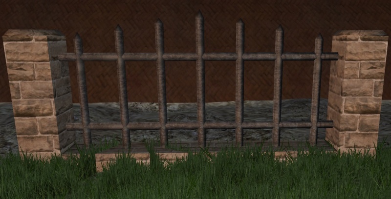 File:Sandstone iron fence.jpg