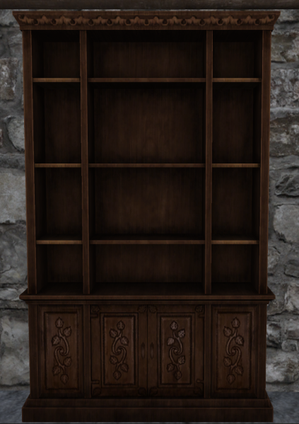 File:Empty high bookshelf.png