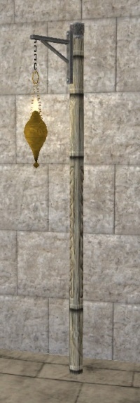A Gold hanging lamp