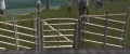 A Roundpole Fence Gate