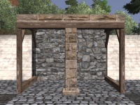 A Sandstone T arch