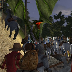 A Green dragon