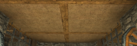 A Rendered wood ceiling