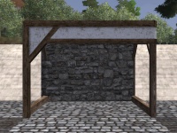 A Timber framed arch right