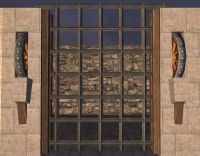 A Marble portcullis (wall)